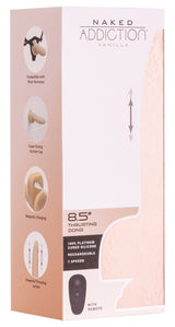 Swan Naked Addiction 21,6 Cm Maximum Thrusting & Vibrating Dong Beige
