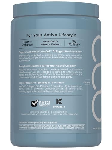 NeoCell Collagen Bio-Peptides Powder 10oz Super Hair, Skin, and Nails