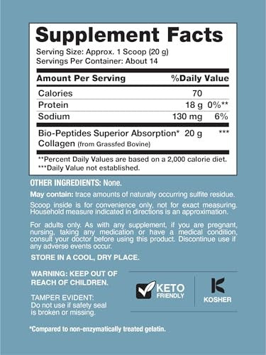 NeoCell Collagen Bio-Peptides Powder 10oz Super Hair, Skin, and Nails