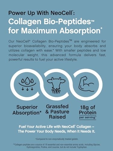 NeoCell Collagen Bio-Peptides Powder 10oz Super Hair, Skin, and Nails
