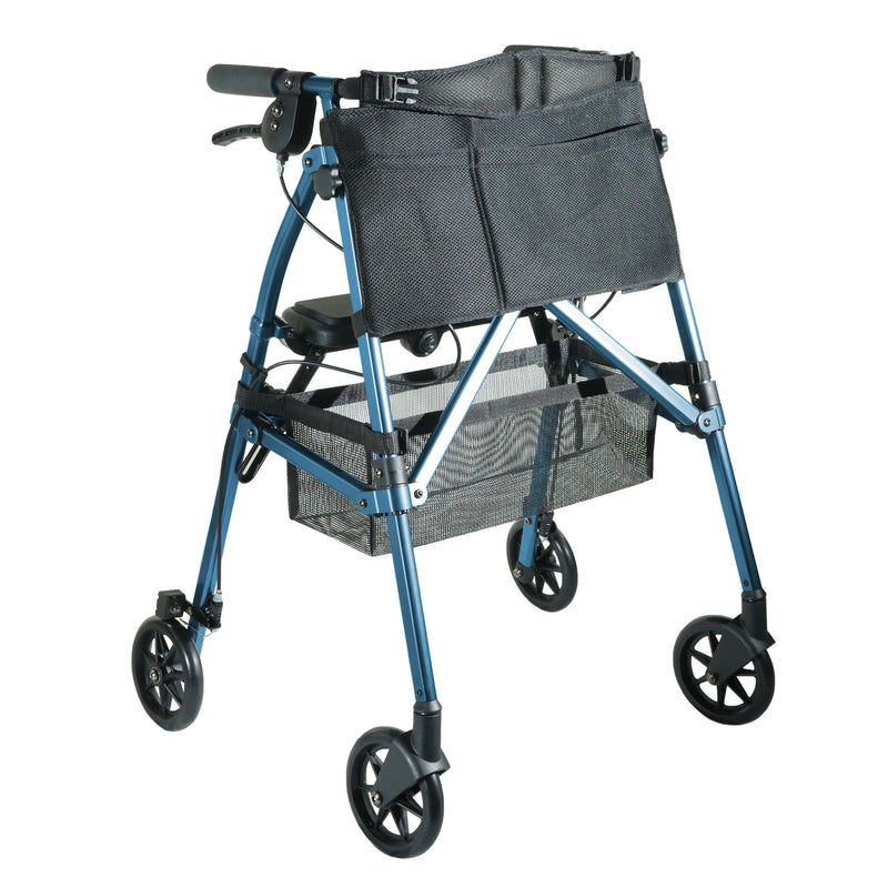 Stander EZ Fold-N-Go Rollator Cobalt Blue