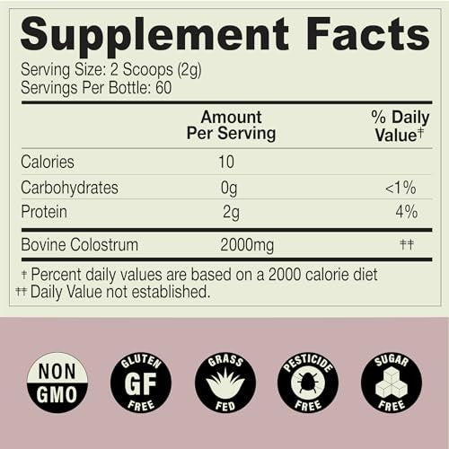 Moove Bovine Colostrum Powder Unflavored 4.23oz