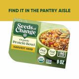 Harvest Herb Organic Protein Bowl, Microwave in 90 Seconds, 9 Oz