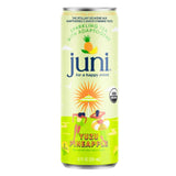 Juni Sparkling Decaffeinated Adaptogenic Tea Yuzu Pineapple, 355 ml