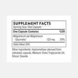 Thorne Magnesium Glycinate 120 mg 90 Capsules