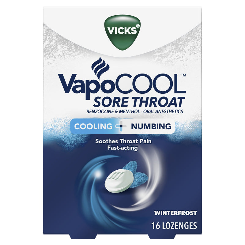 Vicks Sore Throat Lozenges, Cooling Relief