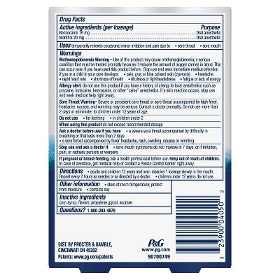 Vicks Sore Throat Lozenges, Cooling Relief