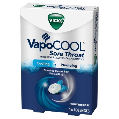 Vicks Sore Throat Lozenges, Cooling Relief