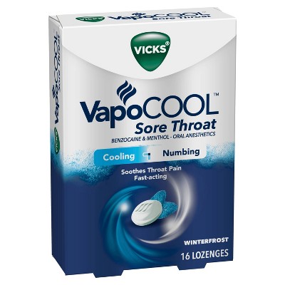 Vicks Sore Throat Lozenges, Cooling Relief