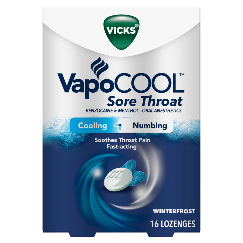 Vicks Sore Throat Lozenges, Cooling Relief