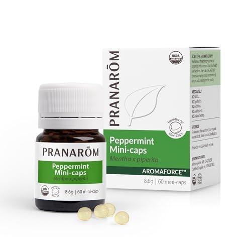 Pranarom Aromaforce Peppermint 60 Mini-Caps