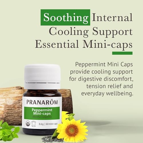 Pranarom Aromaforce Peppermint 60 Mini-Caps