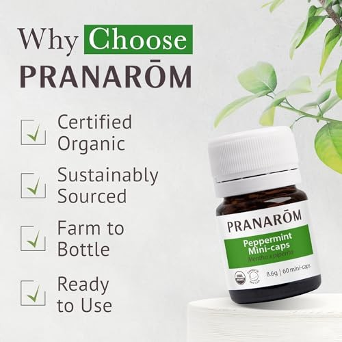 Pranarom Aromaforce Peppermint 60 Mini-Caps