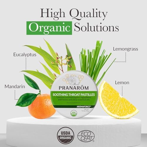 Pranarom Soothing Throat Pastilles 44ct