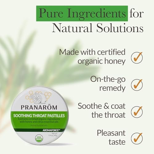 Pranarom Soothing Throat Pastilles 44ct