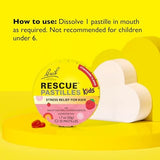 RESCUE Kids Pastilles, Natural Strawberry Flavor, Stress Relief for Children, Calming Aid, Homeopathic, Flower Essences
