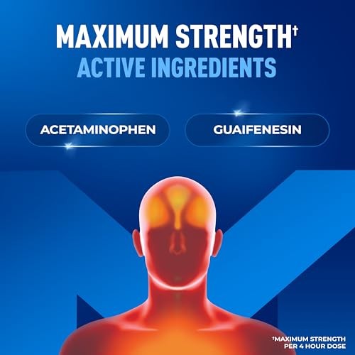 Mucinex Rapid + Clears Maximum Strength Cold Medicine & Expectorant, 16  Liquid Gels
