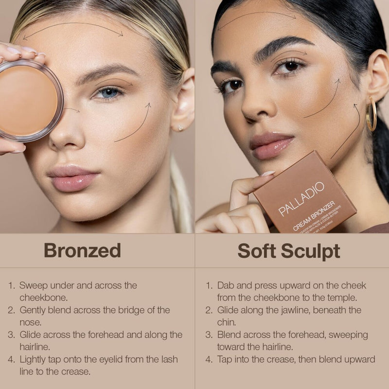 Palladio Cream Bronzer Cinnamon Spice 10.5g