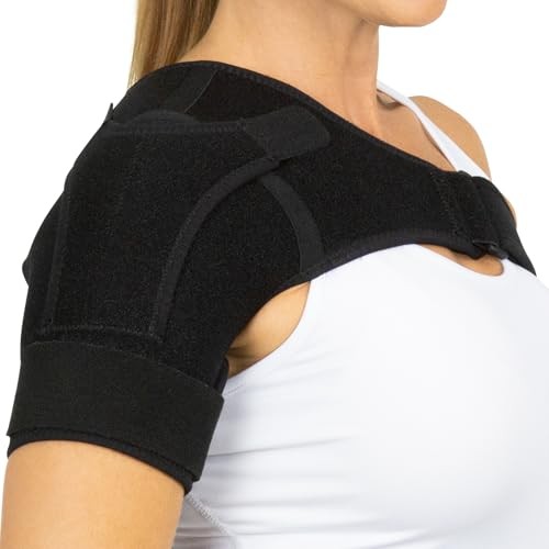 Vive Shoulder Support Brace Large Black SUP2004BLKL