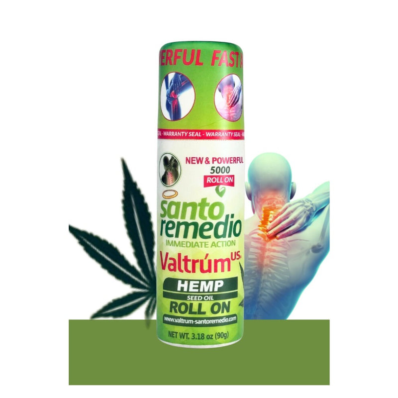 Valtrum Santo Remedio Hemp Seed Oil Topical Pain Relief