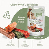 ReThink Pet Premium Sponge Dental Sticks for Dogs of All Ages, 10ct
