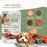 ReThink Pet Premium Sponge Dental Sticks for Dogs of All Ages, 10ct