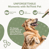 ReThink Pet Premium Sponge Dental Sticks for Dogs of All Ages, 10ct