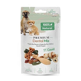 ReThink Pet Premium Dental Mix, All Natural Dog Treats with Dental Toothbrush, Honeycomb.