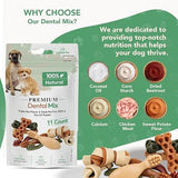ReThink Pet Premium Dental Mix, All Natural Dog Treats with Dental Toothbrush, Honeycomb.