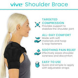 Vive Shoulder Support Brace Small Black SUP2004BLKS