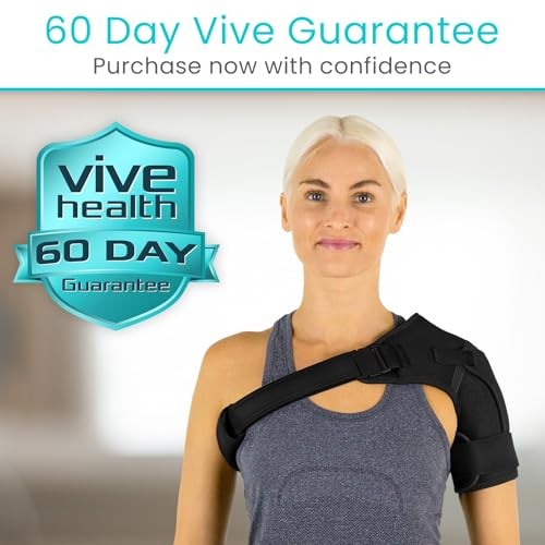 Vive Shoulder Support Brace Small Black SUP2004BLKS
