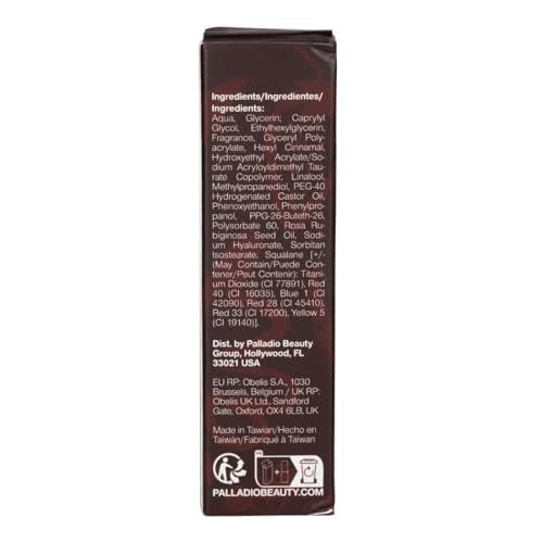 Palladio Jelly Tint, Liquid Stain for Cheeks & Lips Wineberr