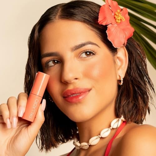 Palladio Jelly Tint, Liquid Stain for Cheeks & Lips Nude Berry