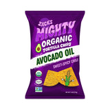 Zack's Mighty Organic Avocado Oil Tortilla Chips, Sweet & Spicy Chili 7.5 Oz