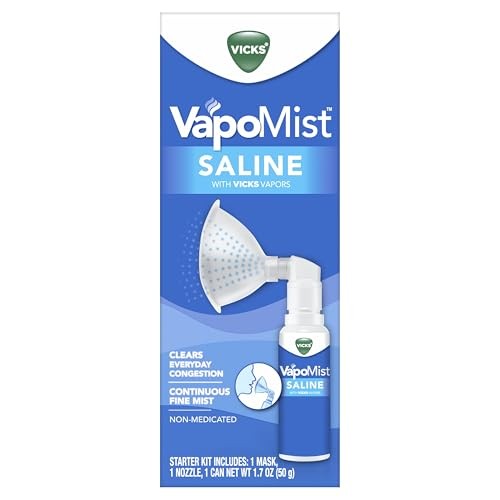 Vicks VapoMist Starter Kit Spray - Saline - 1.7oz