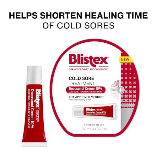 Blistex Cold Sore and Fever Blister Treatment Cream Docosanol - 0.07oz
