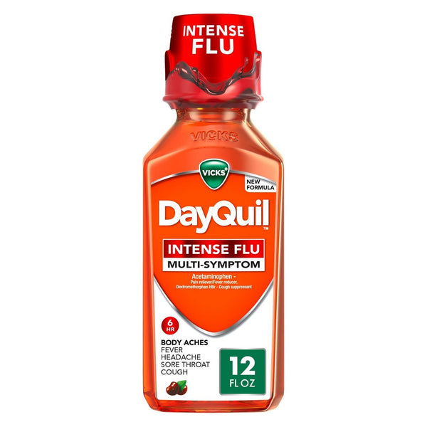Vick's Dayquil Intense Flu, Multi-Symptom, 12 OZ