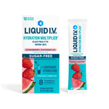 Liquid I.V. Hydration Multiplier Electrolyte Drink Mix, Strawberry Watermelon, 10 Ct