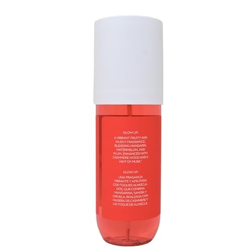 Sol De Oro Glow up Body Perfume Mist, Fruity-Musky Fragrance with Watermelon & Mandarin, 8 Fl Oz