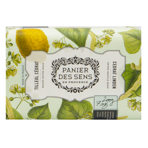 Panier des Sens The Authentics Shea Butter Soap, Cedrat Linden, 7 oz