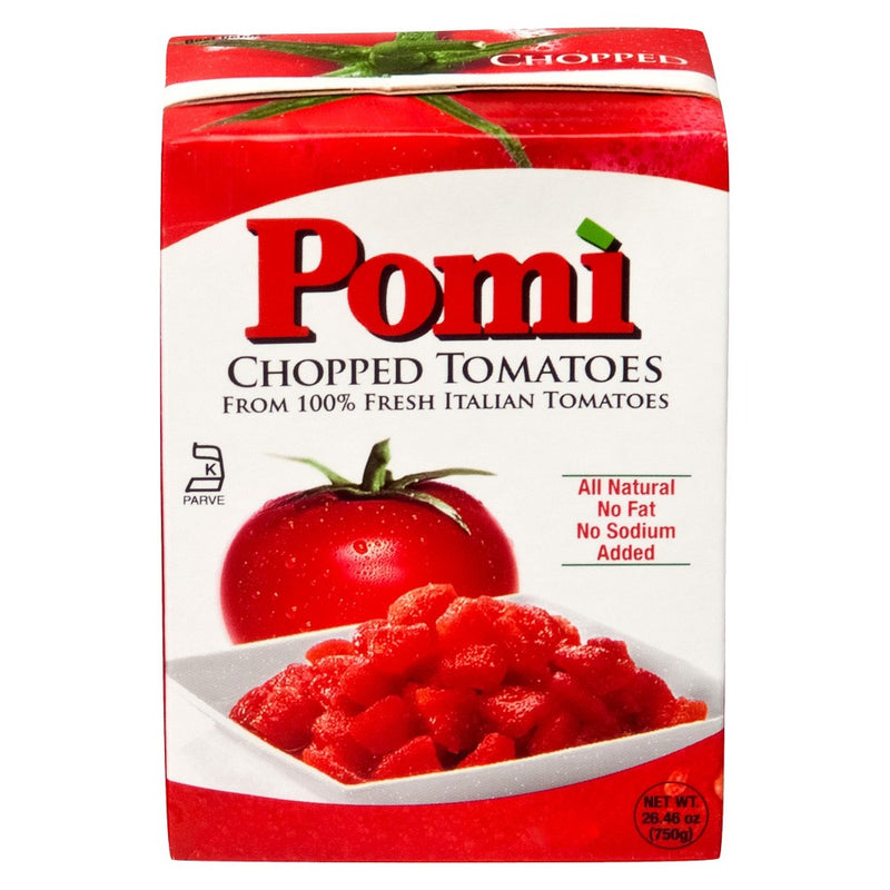 Pomi Chopped Tomatoes, Case of 12 x 26.46 Oz