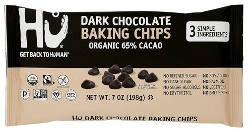 Hu Kitchen 65% Cacao Baking Dark Chocolate Chips, 7 oz