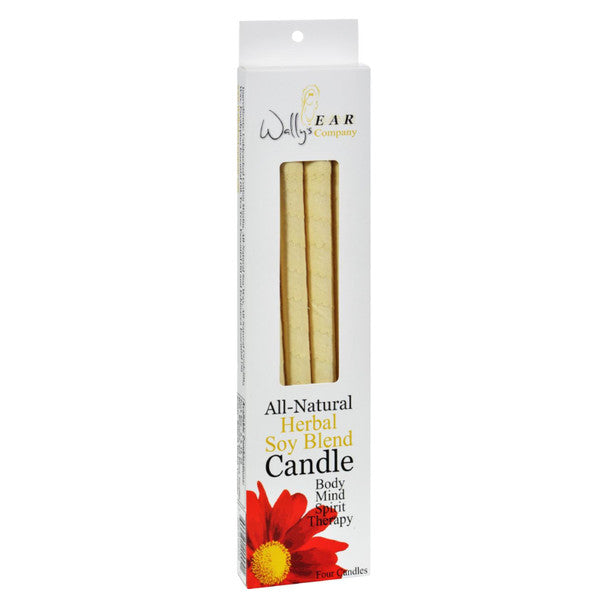 Wally's Ear Candles Herbal Soy Blend 4ct