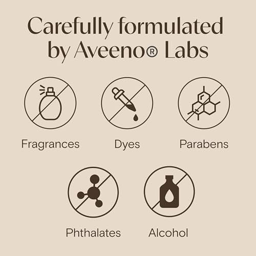 Aveeno Daily Moisturizing Cream for Normal to Dry Sensitive Skin, 7.5 oz