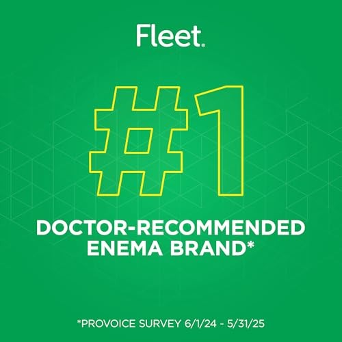 Fleet Mini Enema Bisacodyl Stimulant Laxative, Travel Size, 1.25 fl oz