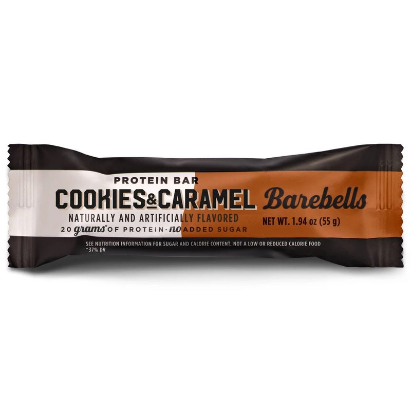 Barebells Cookies & Caramel Protein Bar, 20 g Protein, 1.94 oz