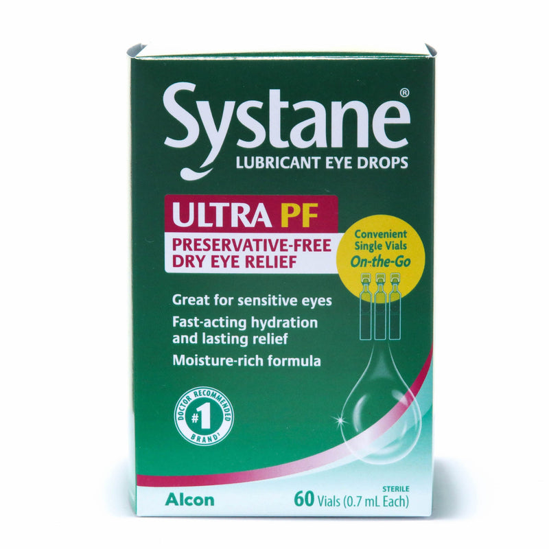 Systane Ultra Lubricant Eye Drops Vials - 60ct