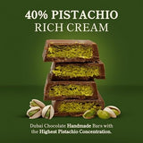 Rah Dubai Chocolate Bar Pistachio Gourmet Chocolate Bar 3.5oz