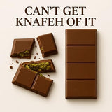 Rah Dubai Chocolate Bar Pistachio Gourmet Chocolate Bar 3.5oz