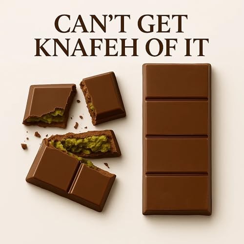 Rah Dubai Chocolate Bar Pistachio Gourmet Chocolate Bar 3.5oz